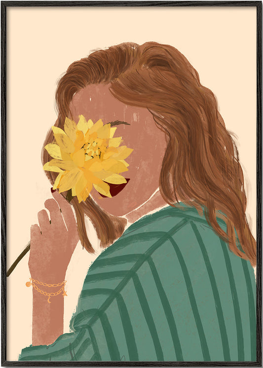 Flower Love Woman Portrait