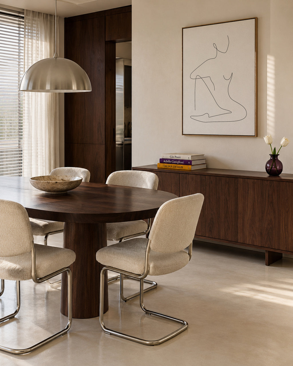 Restful - Framed canvas in an interior