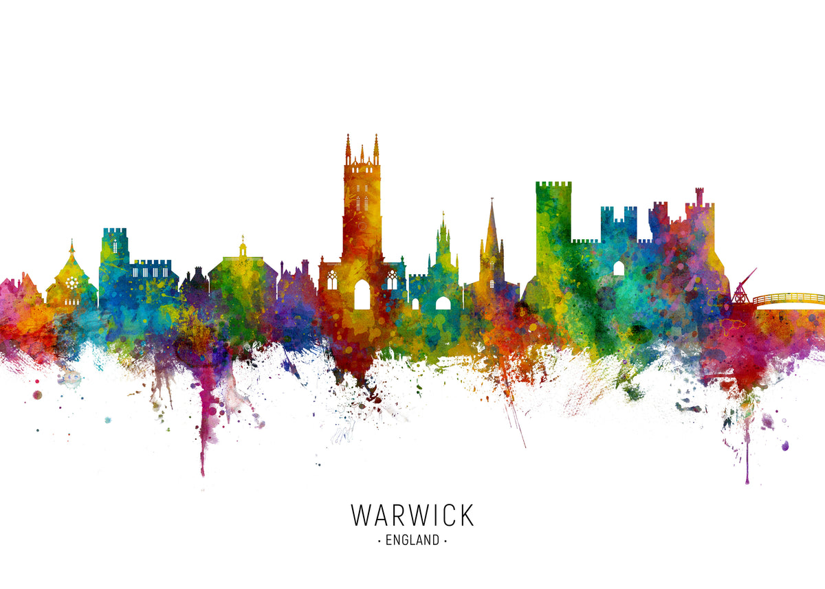 Warwick Skyline multicolor - Unframed art print