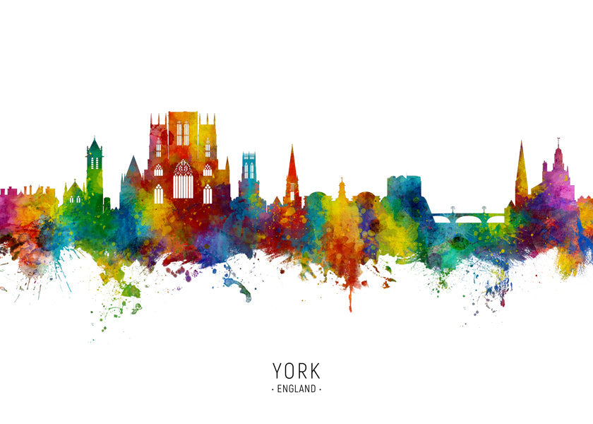 York Skyline multicolor