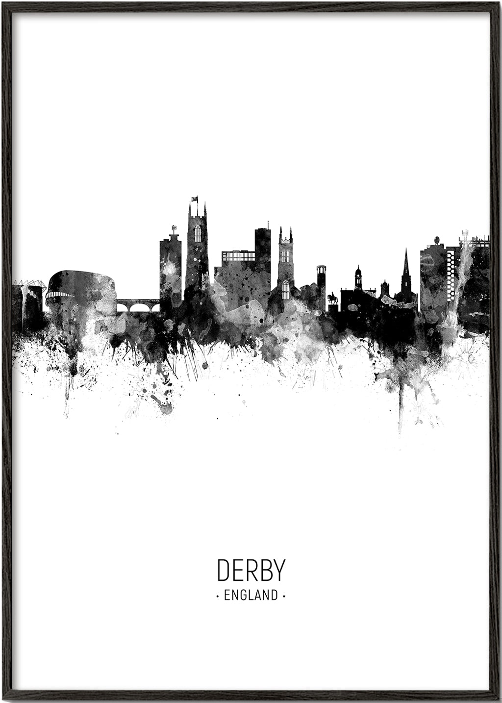 Derby Skyline blanco y negro