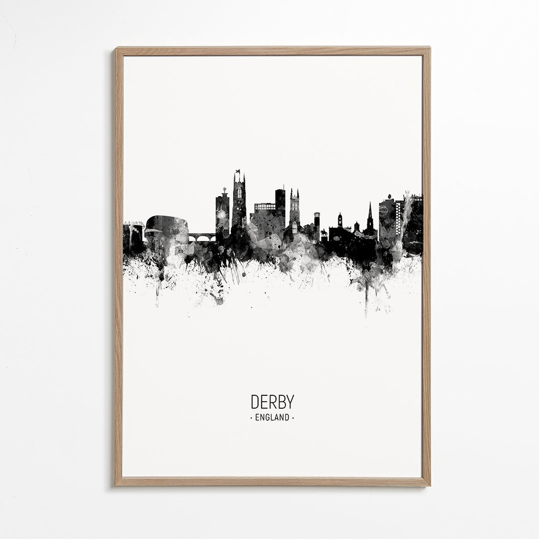 Derby Skyline blanco y negro