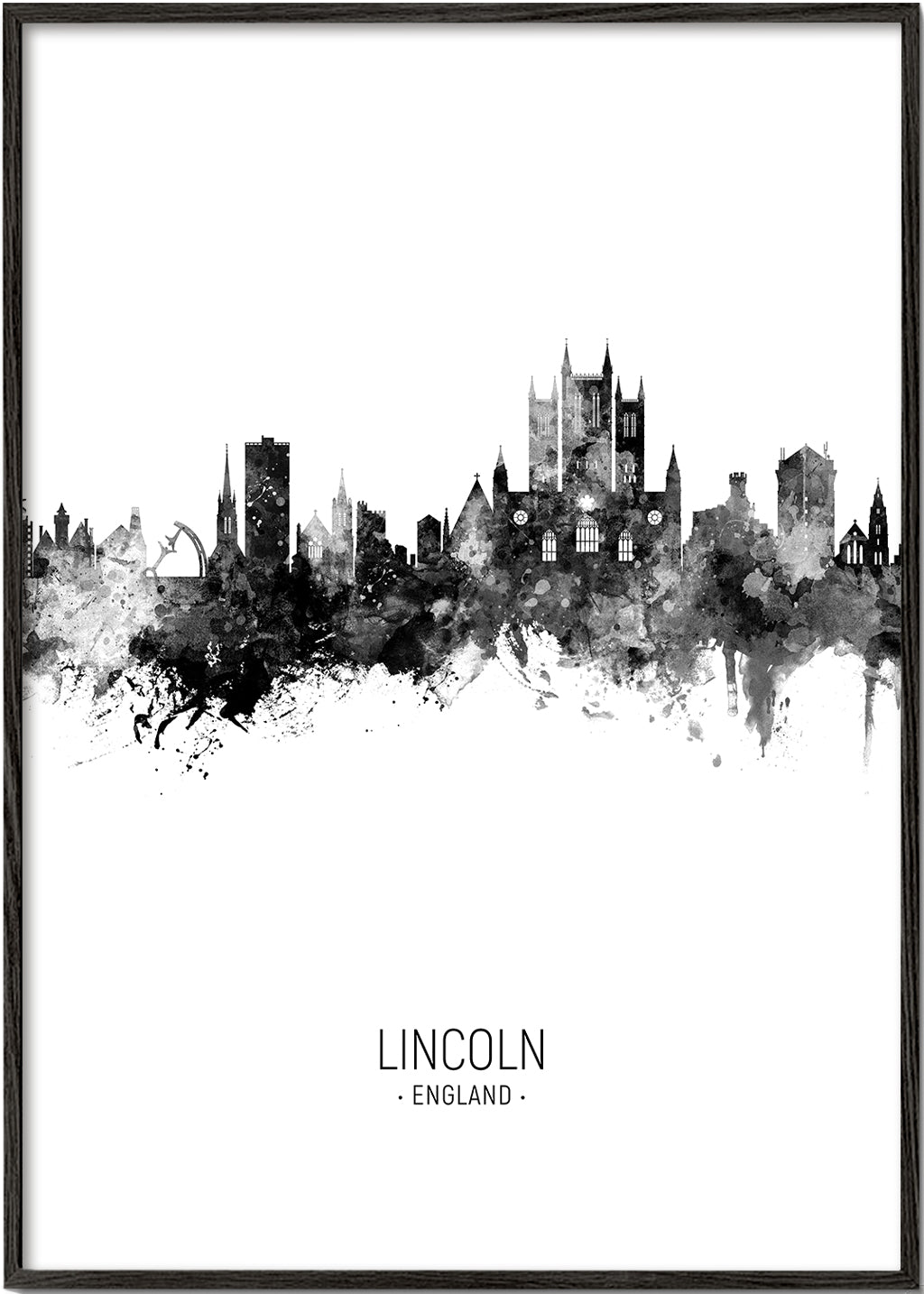 Lincoln Skyline blanco y negro