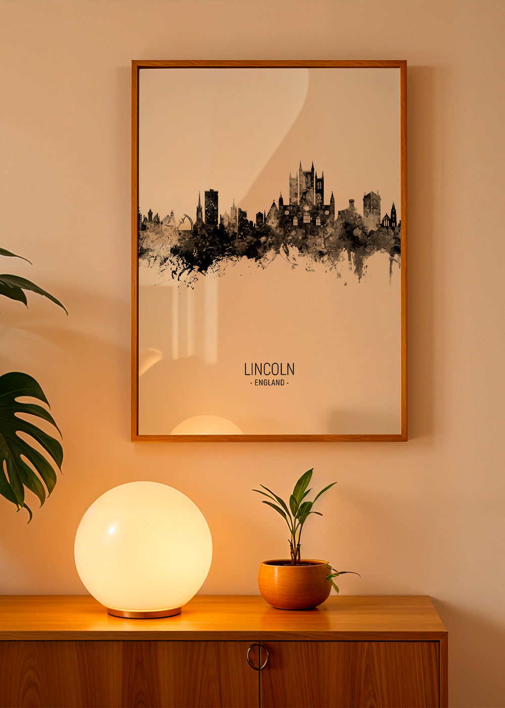 Lincoln Skyline blanco y negro