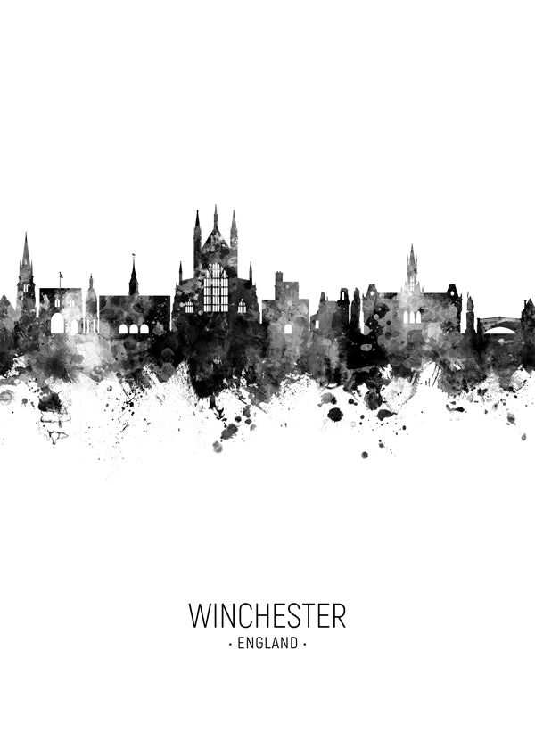 Winchester Skyline blanco y negro