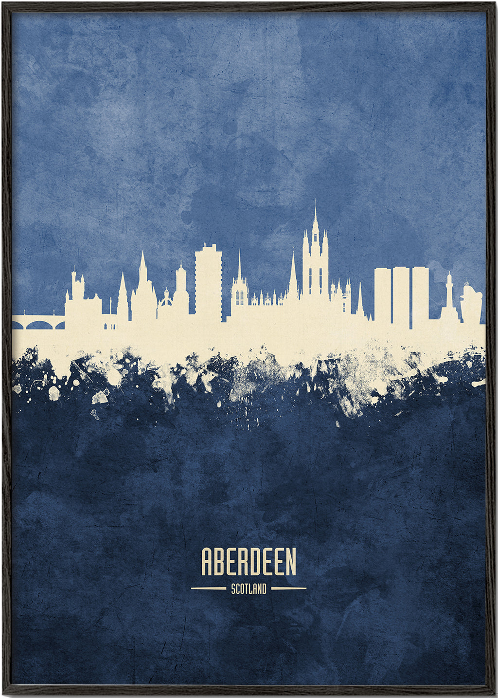 Aberdeen Skyline azul