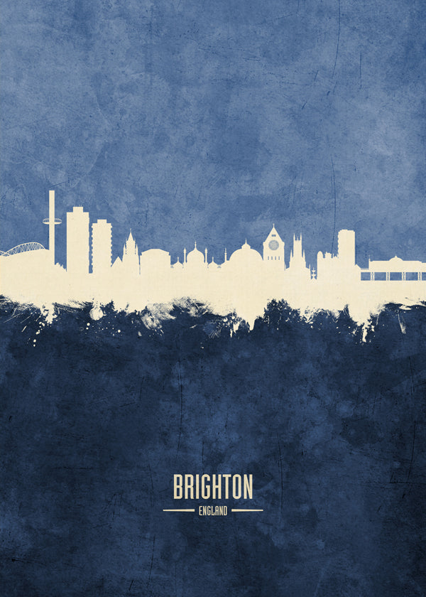 Brighton Skyline azul