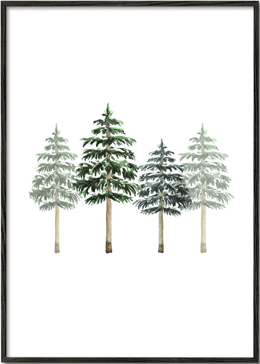 Pinetrees Winter Forest