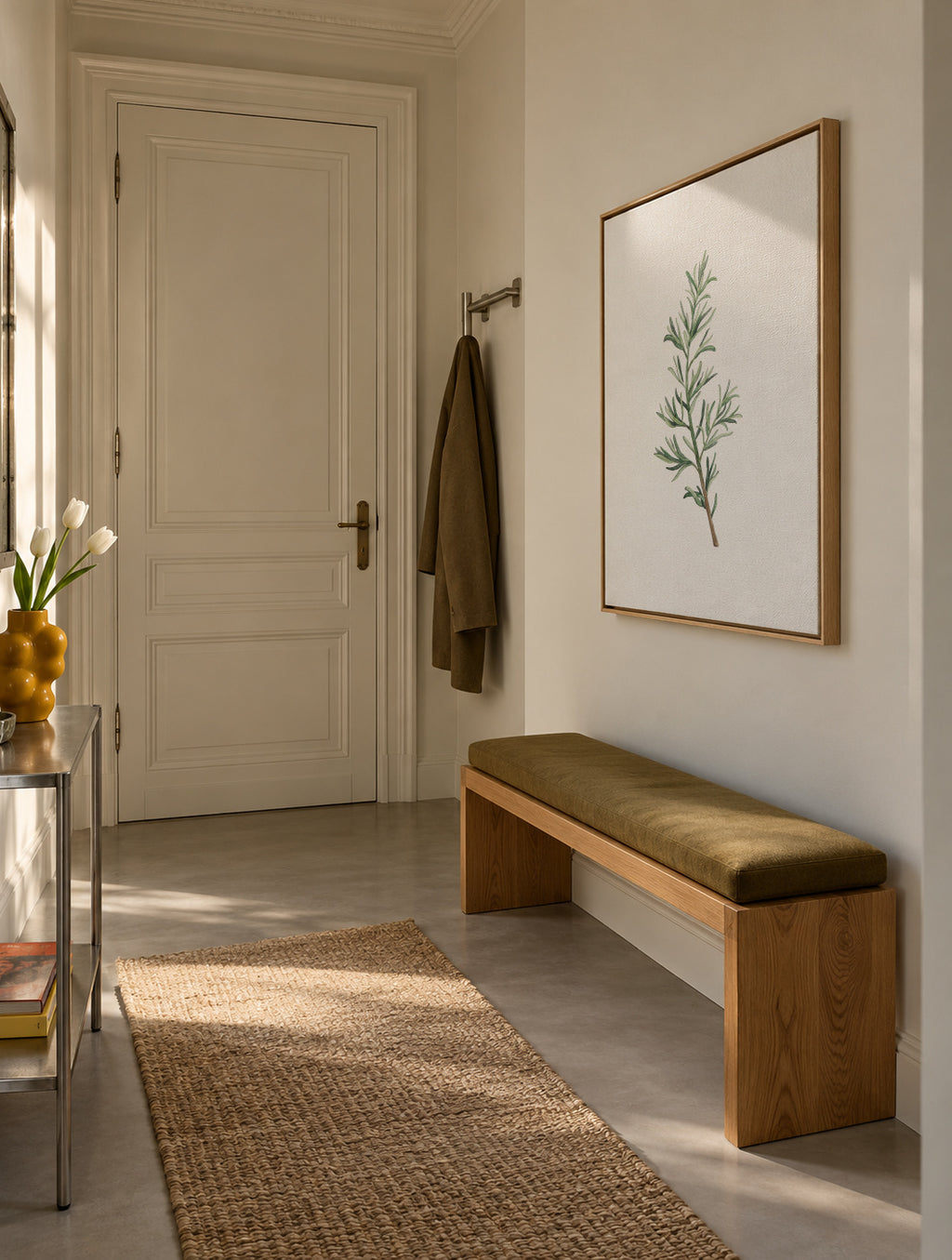 Rosemary Branch - Framed canvas in an interior