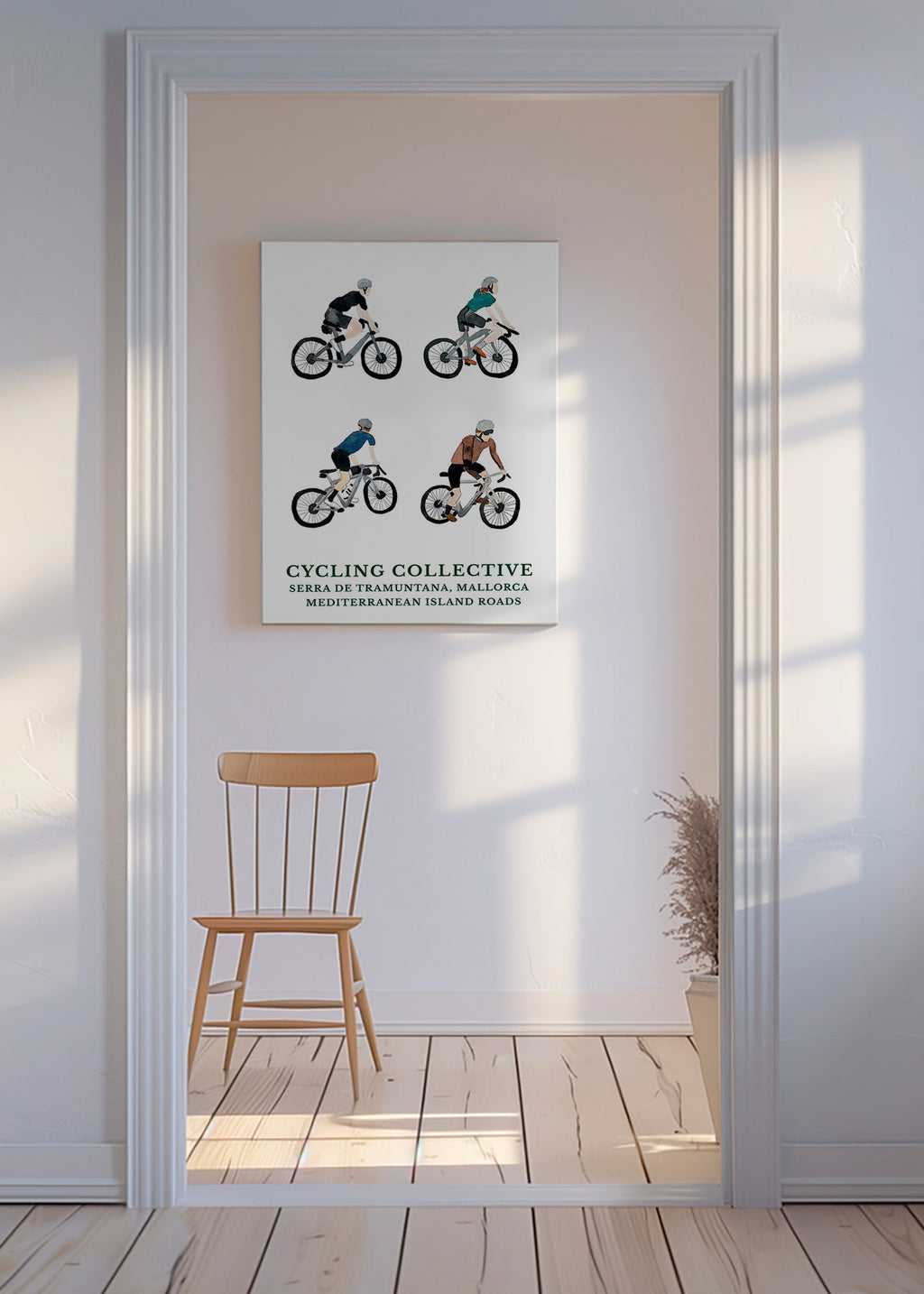 Küchenkunst Mallorca Radfahrer