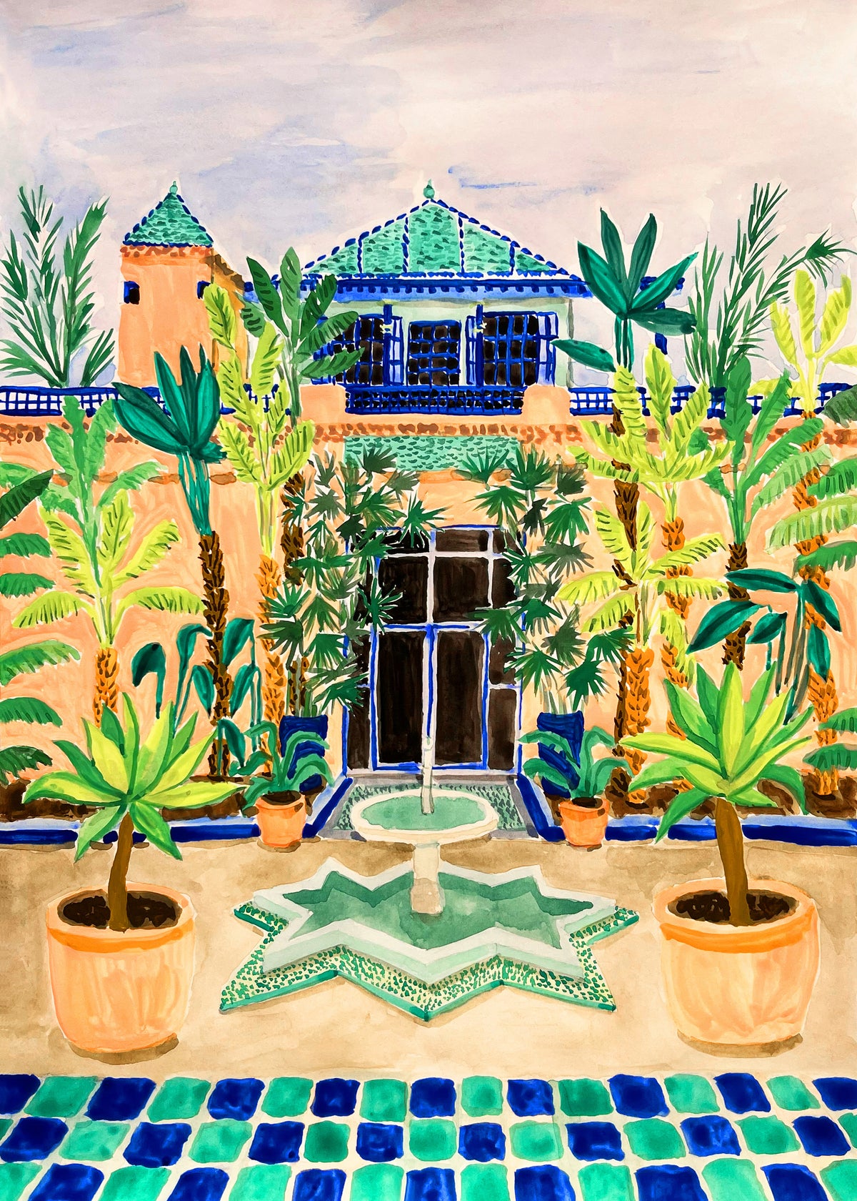 Jardin Majorelle - Unframed art print