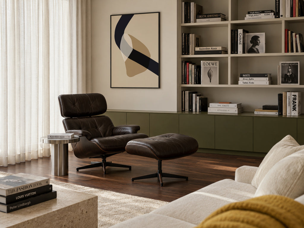 Form XVII - Framed poster in an interior