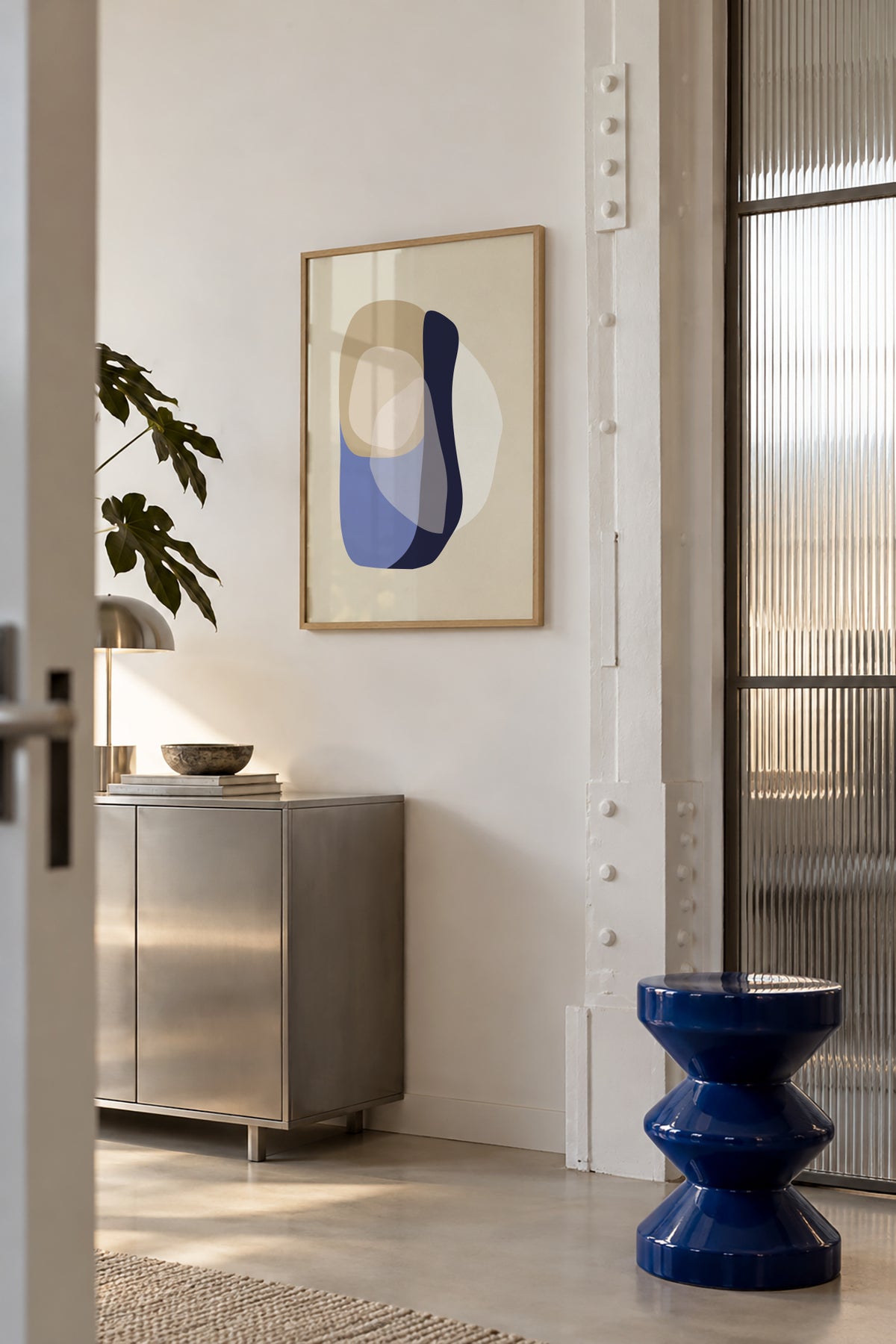 Form XII - Framed poster in an interior