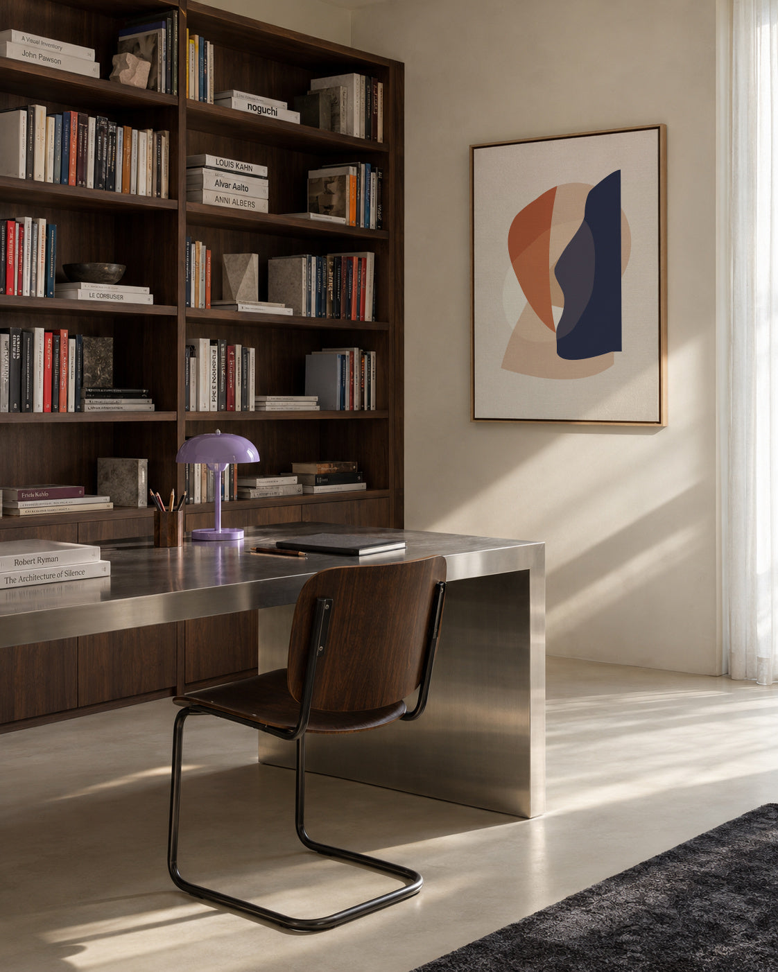 Form VIII - Framed canvas in an interior