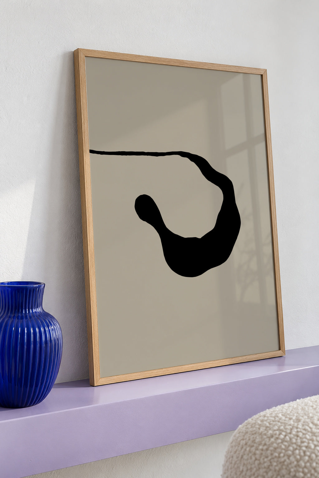 Fluid II - Framed poster detail