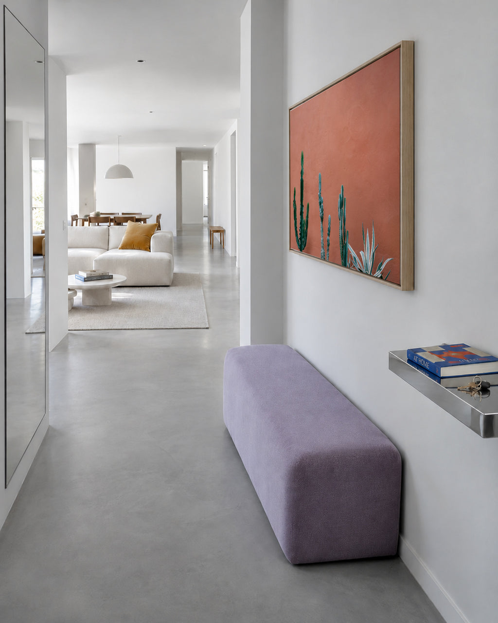 Orpheus - Framed canvas in an interior