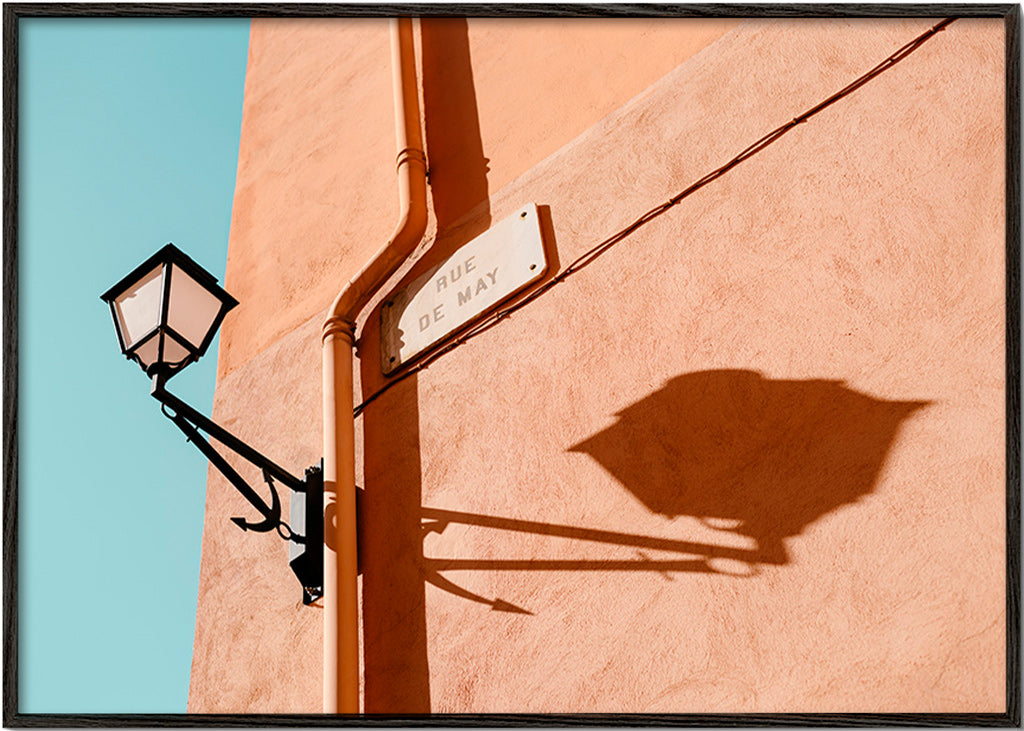 Küchenkunst Rue de May Laterne und Schatten – Black Frame