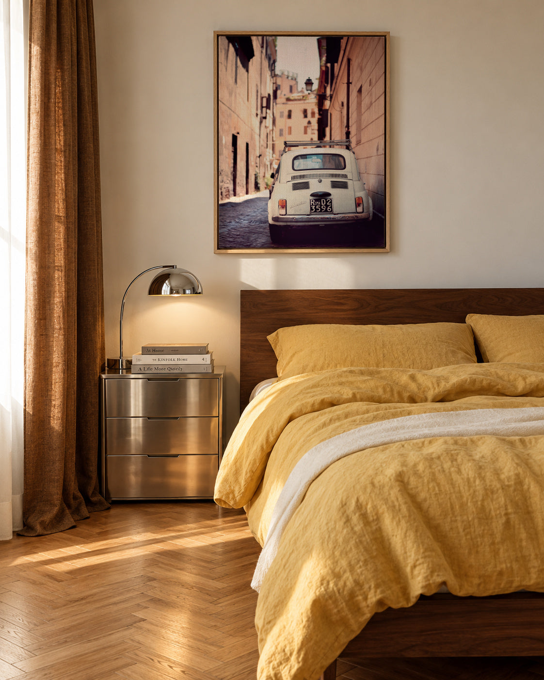 Roma D2 - Framed canvas in an interior