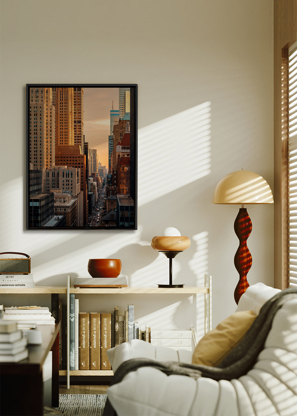 Stadtbild bei Morgenlicht – Canvas2