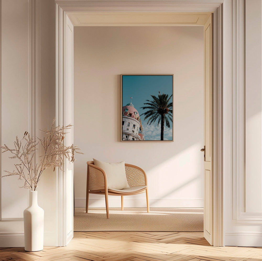 Küchenkunst Riviera: Kuppel und Palme – Canvas2