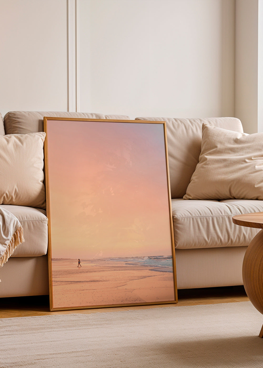 Landschaftskunst: Pastellstrand bei Sonnenaufgang – Product3