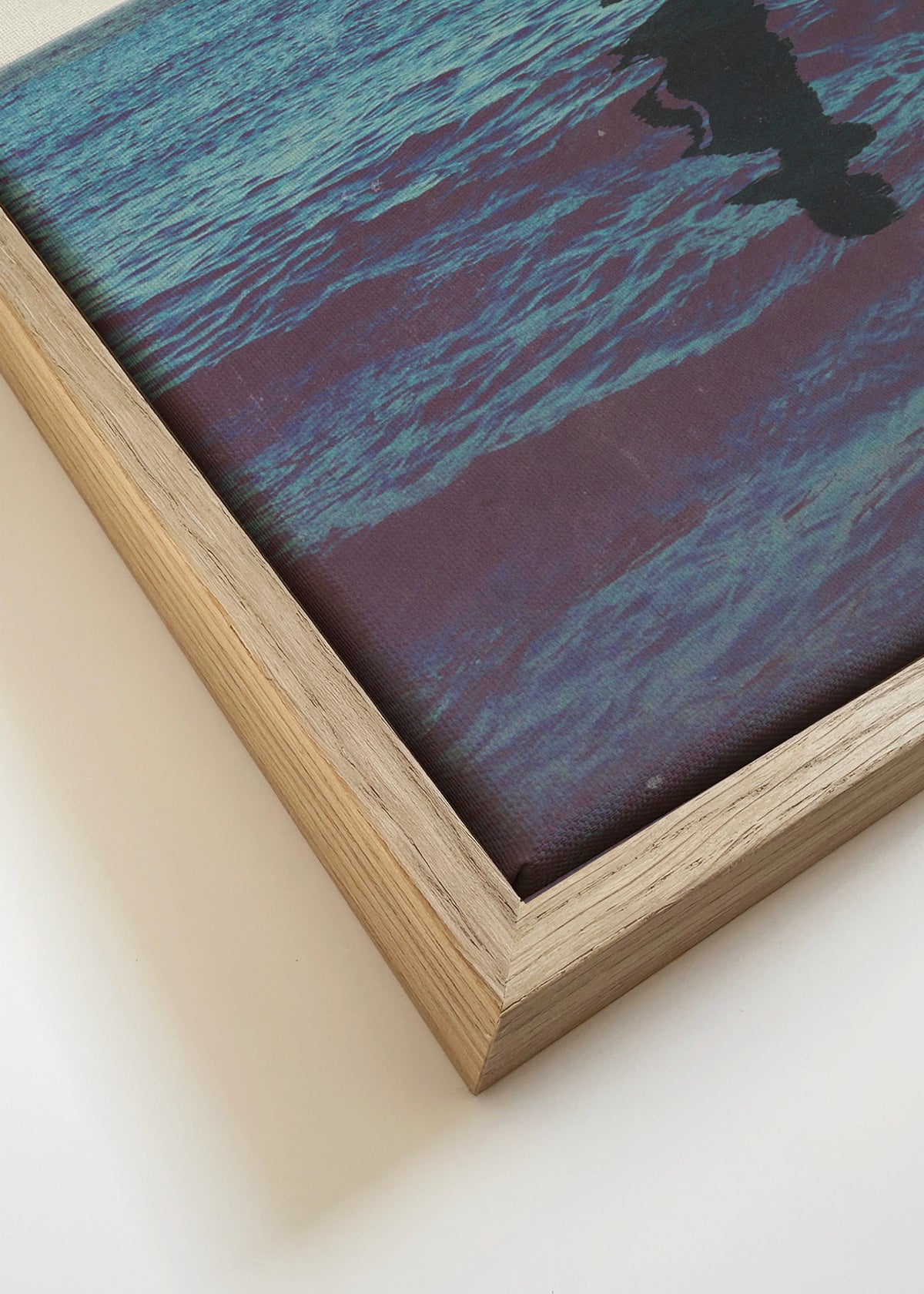 Until Dusk - Framed canvas detail