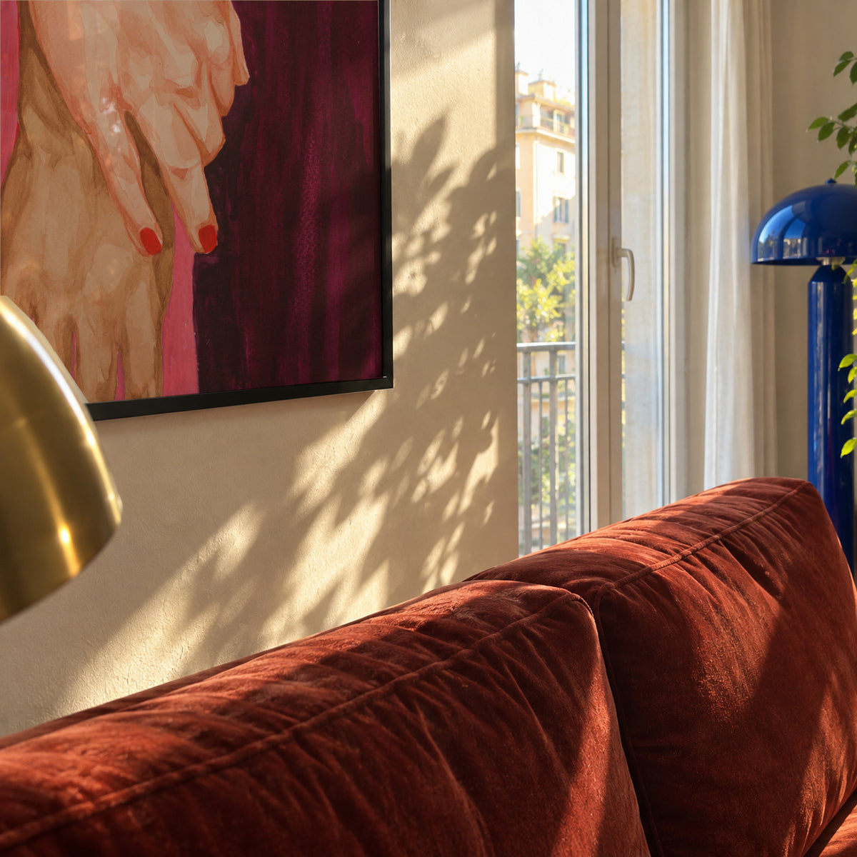 Its about us - Framed poster in an interior