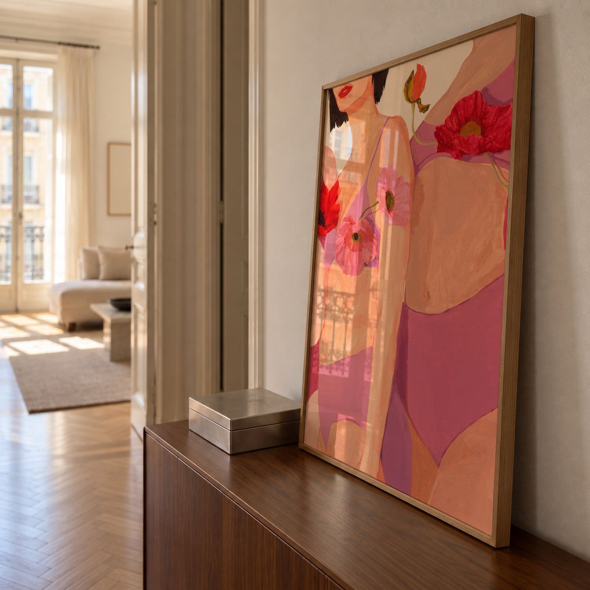 Harmony - Framed poster in an interior