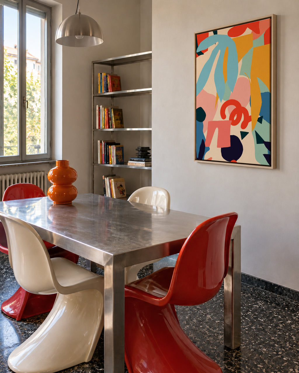 Gunga - Framed canvas in an interior