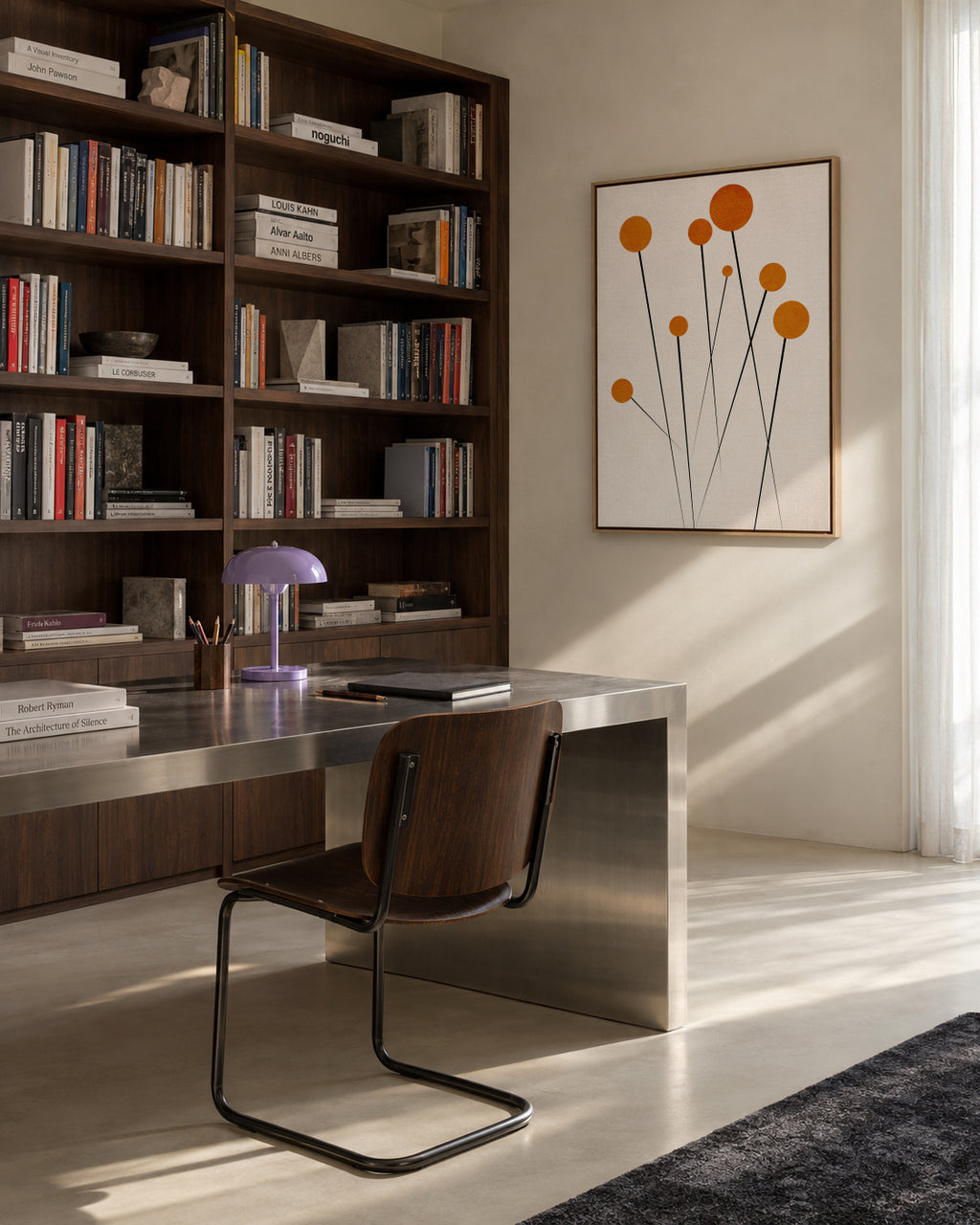 Dreaming Daisies - Framed canvas in an interior
