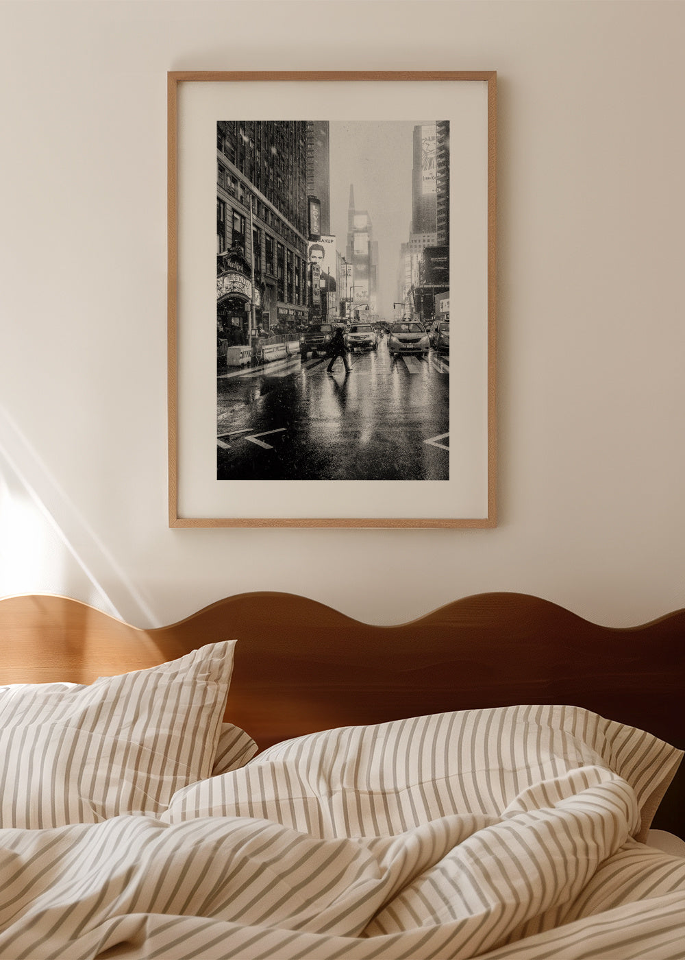 Times Square - Framed poster in an interior