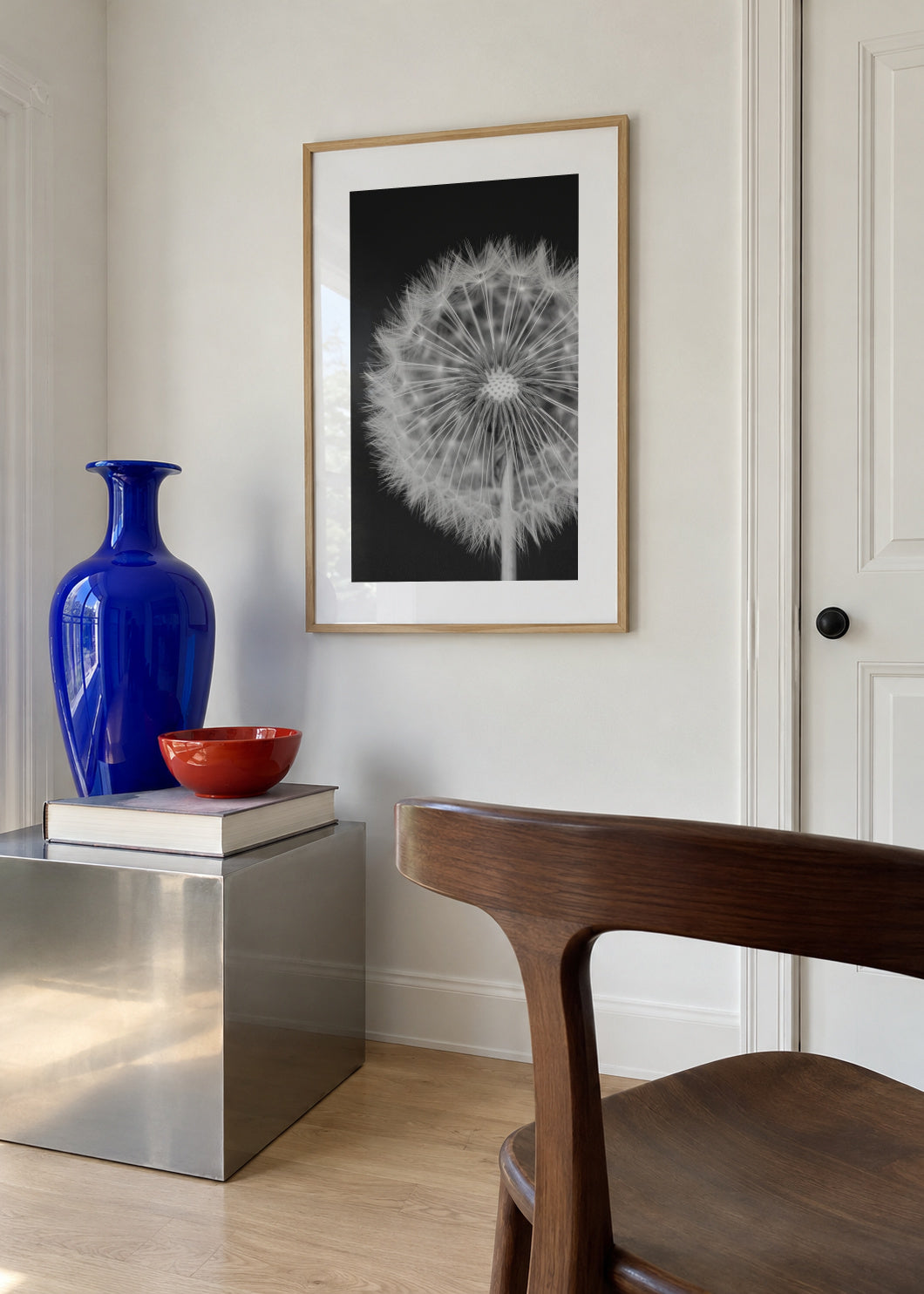 Dandelion - Framed poster in an interior