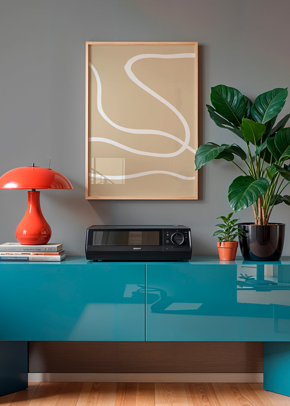 Beige Lines 01 - 1x Studio