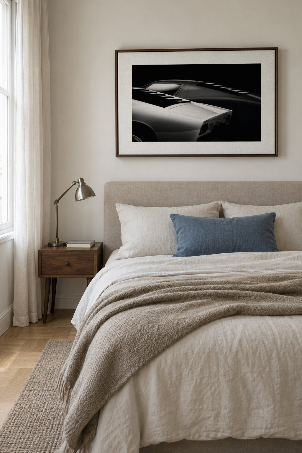 2 Miura - Framed canvas in an interior