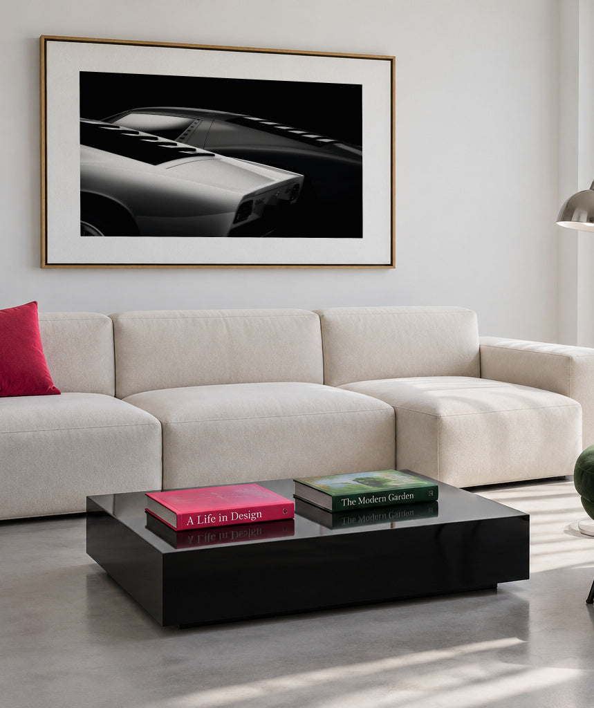 2 Miura - Framed canvas in an interior