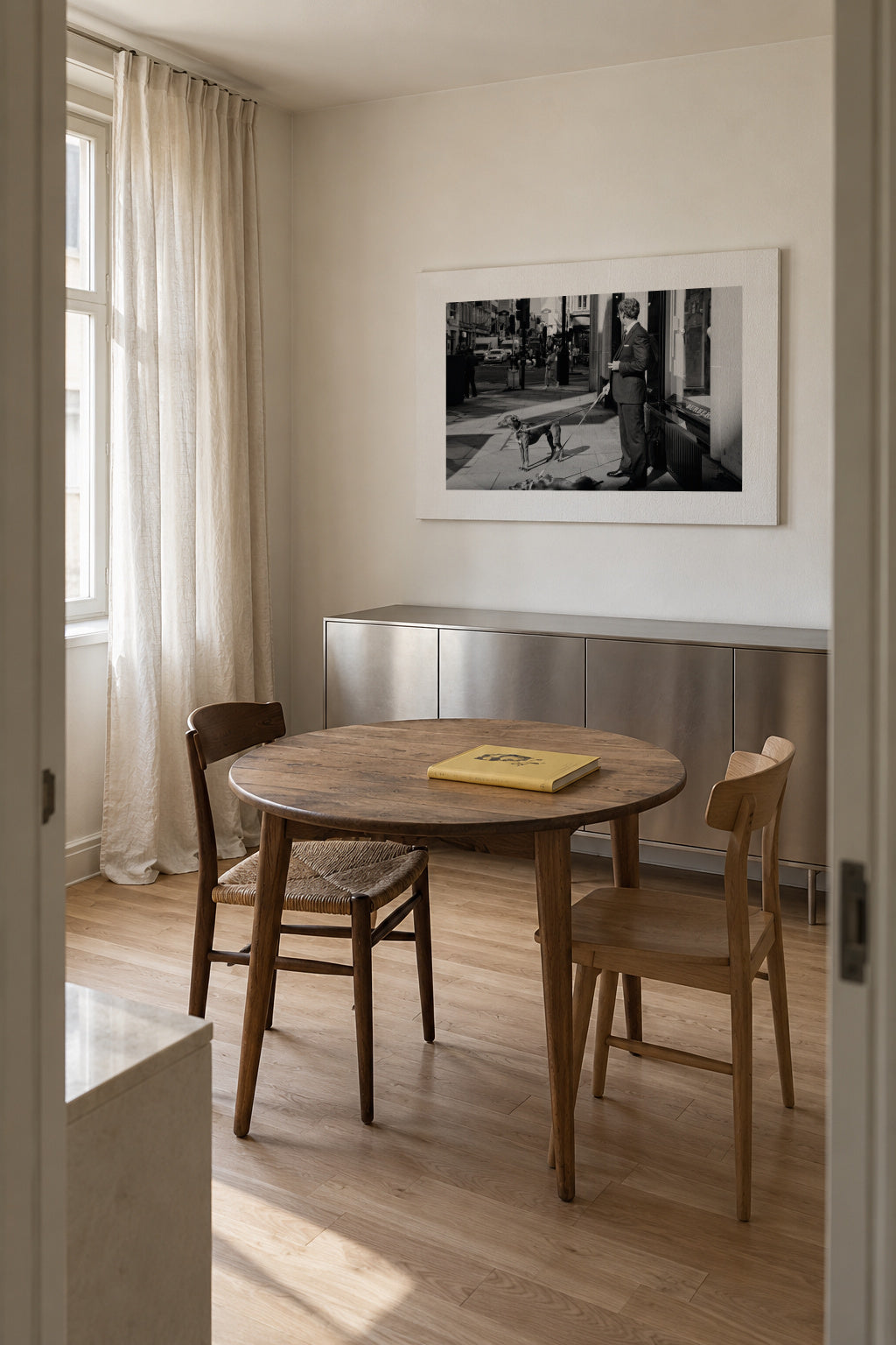 The wait - Unframed canvas in an interior