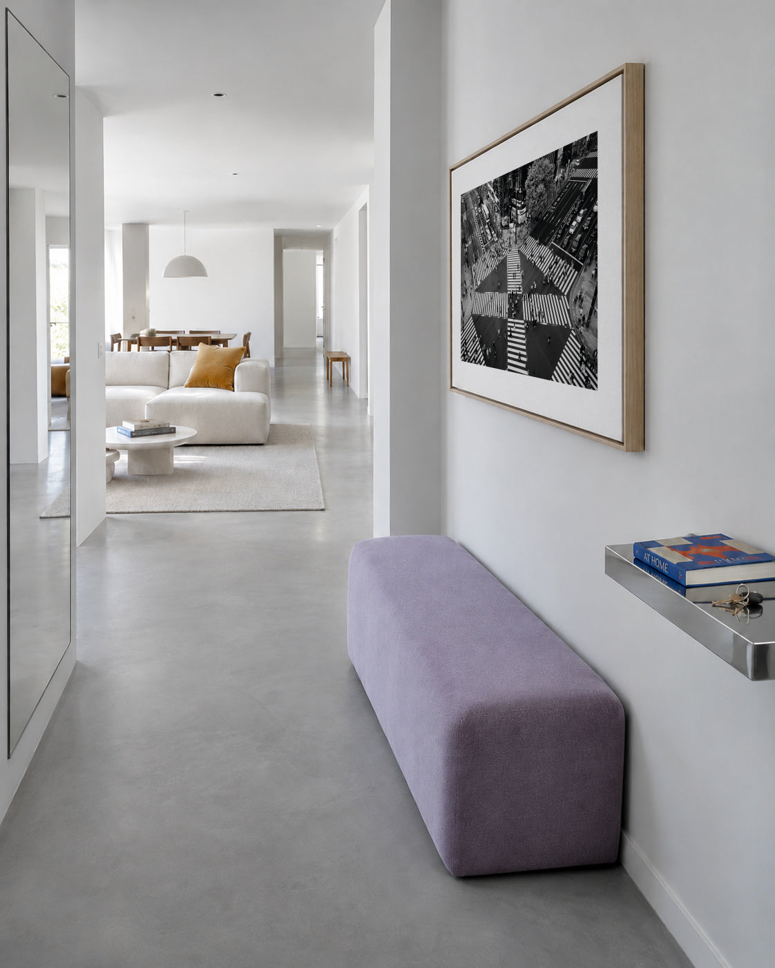 Ginza - Framed canvas in an interior