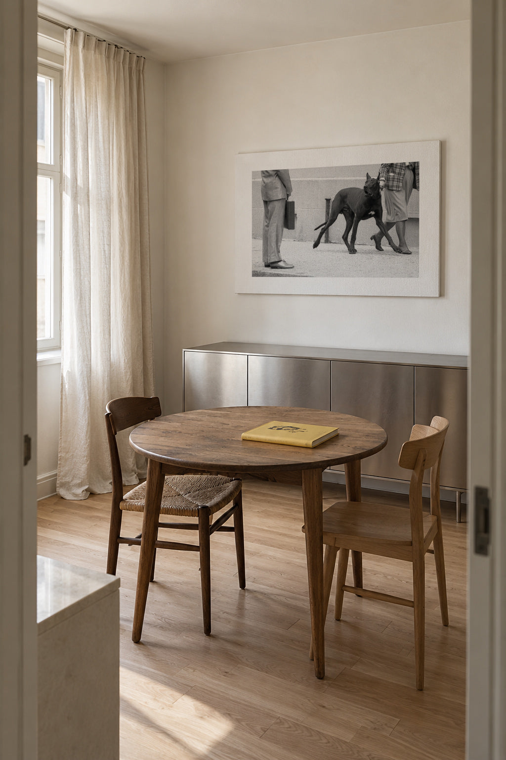 Great dane bodyguard - Unframed canvas in an interior