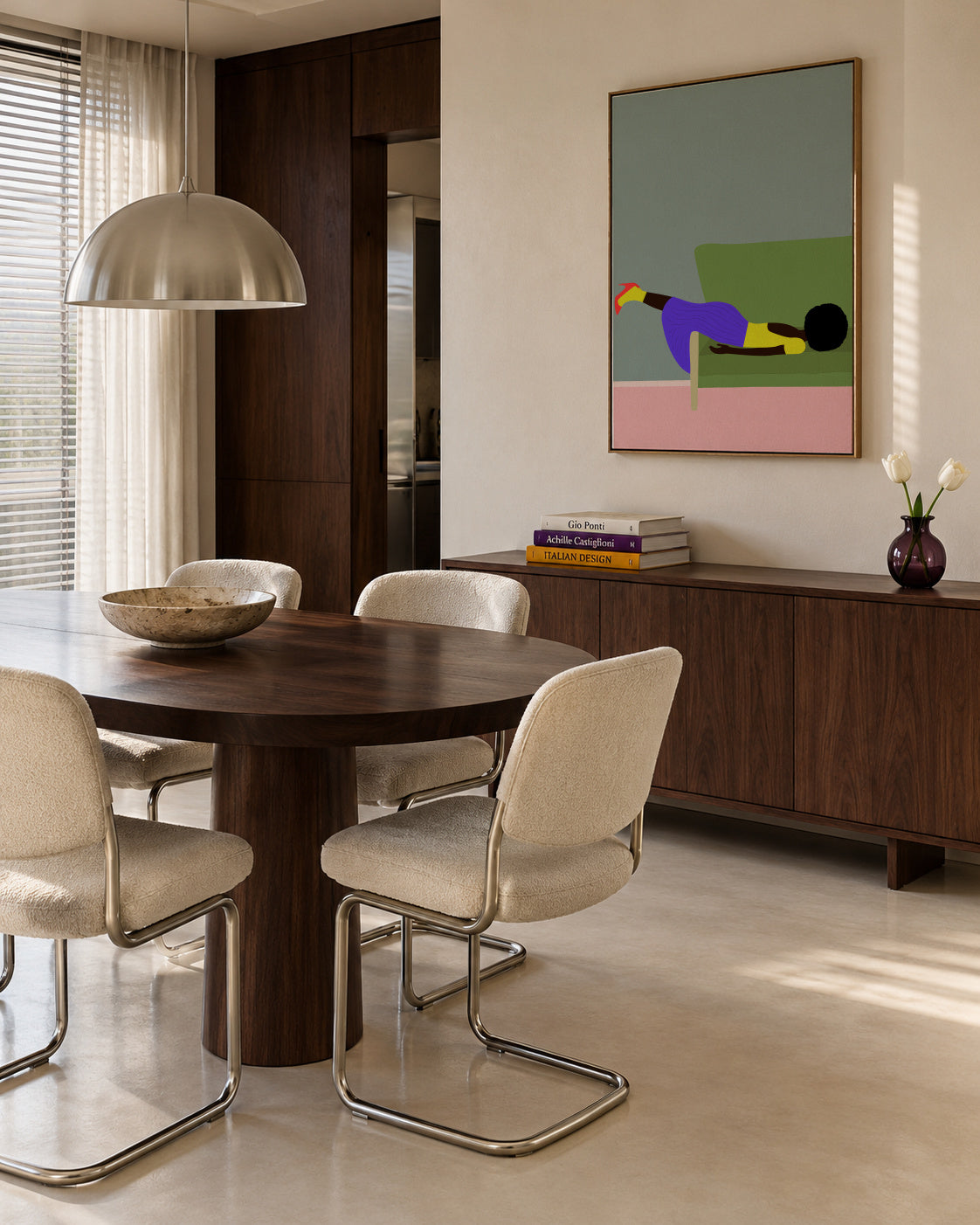 Wendy's Mood - Framed canvas in an interior