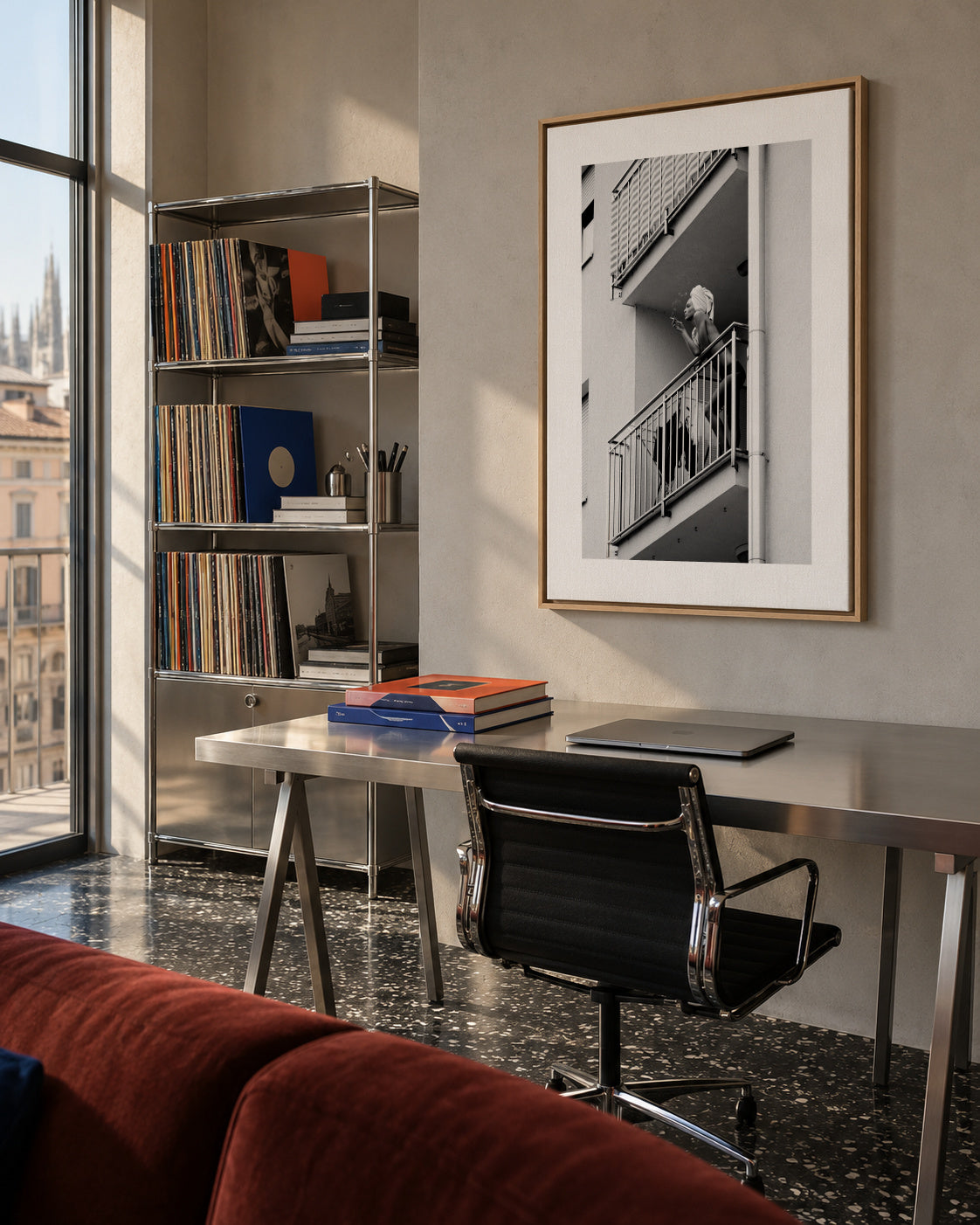 Nika - Framed canvas in an interior