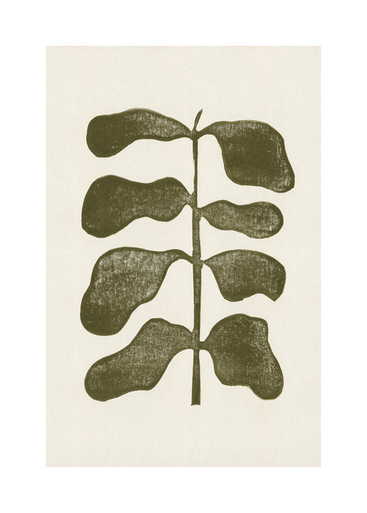 Linocut Plant - Alisa Galitsyna