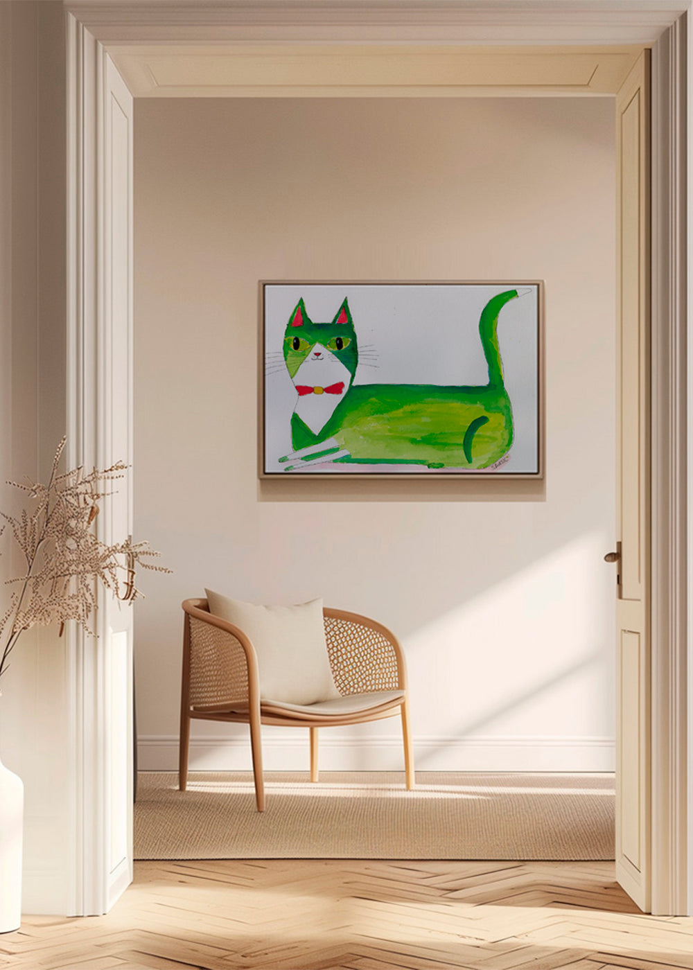 The green cat - Sharyn Bursic