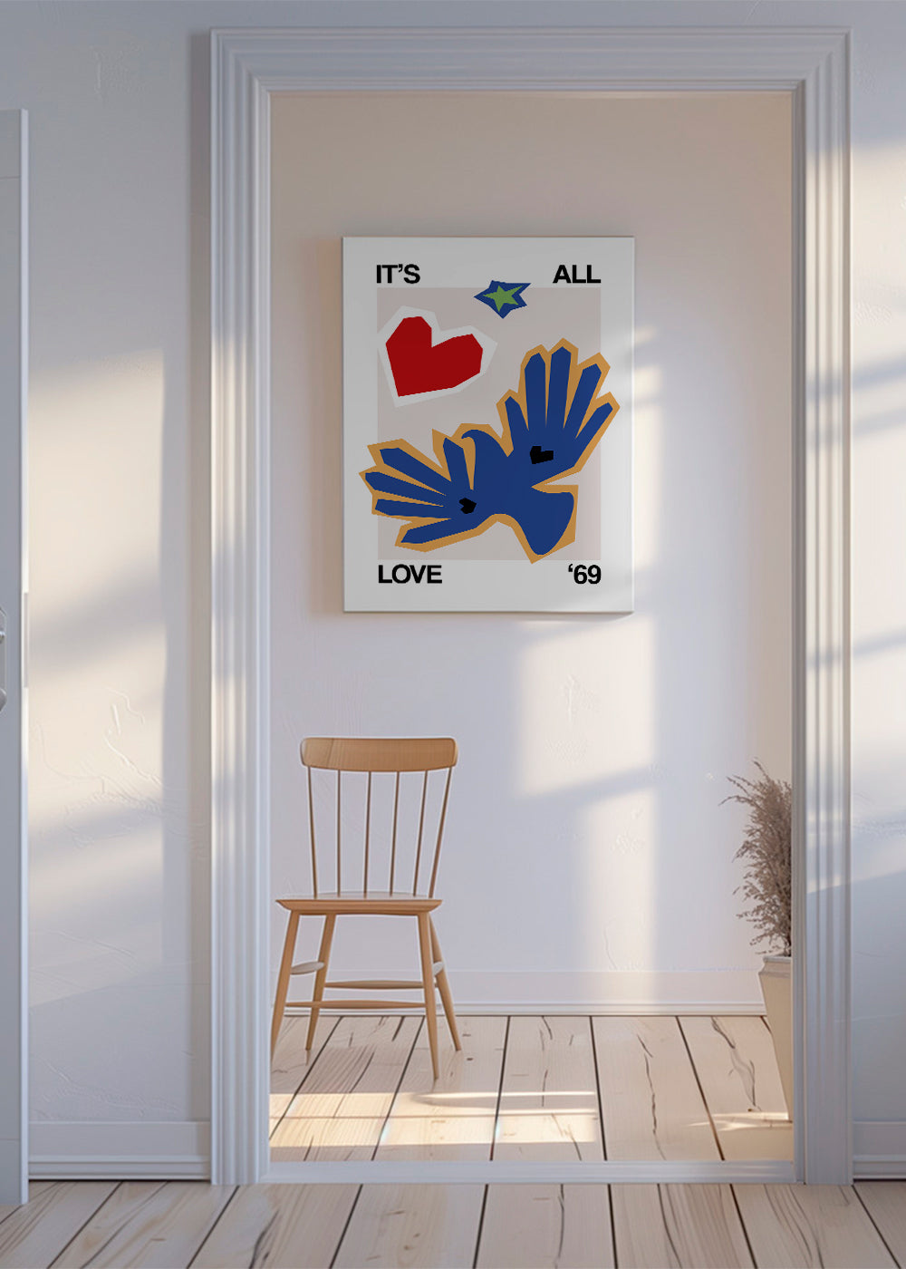 It's All Love '69 Bird Blue - Frances Collett