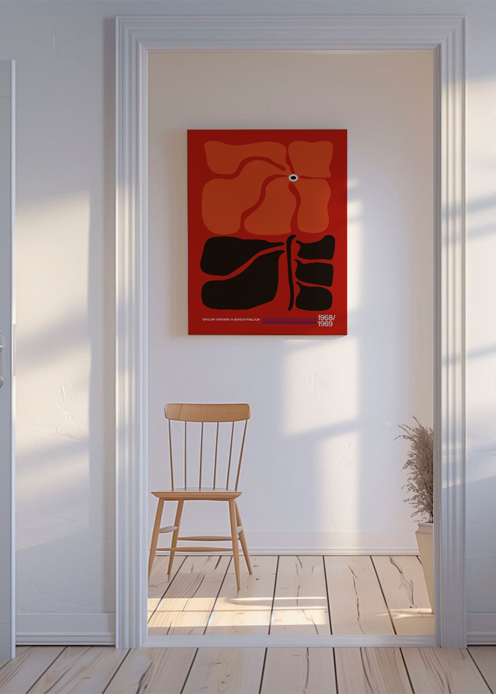 English Gardens Red/Orange - Frances Collett