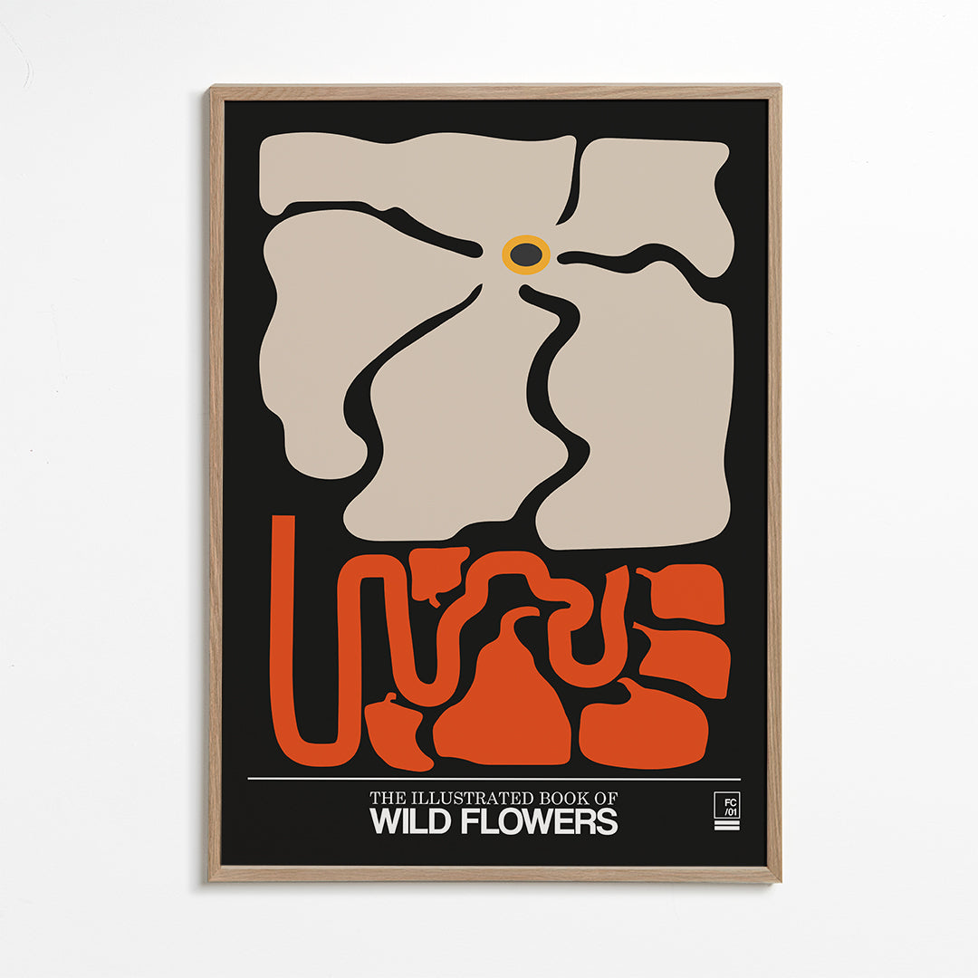 The Illustrated Book Of Wild Flowers Vol.1 Grey - Frances Collett