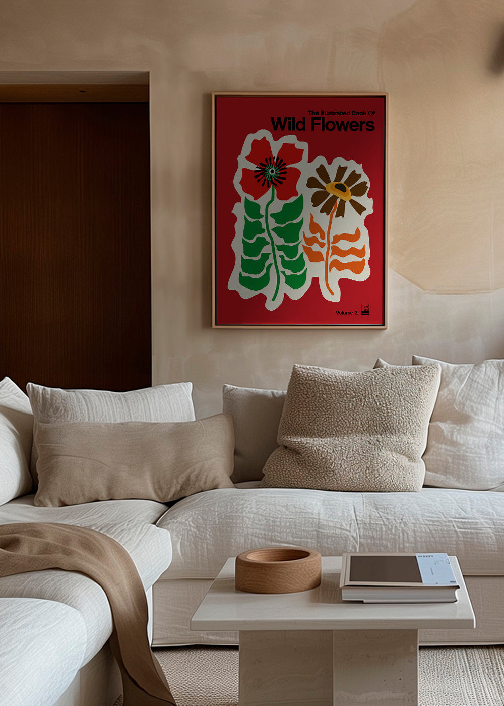 The Illustrated Book Of Wild Flowers Vol.2 Red - Frances Collett