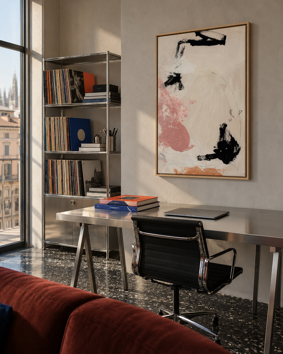 Ballet - Framed canvas in an interior