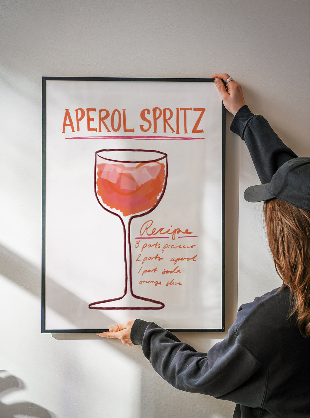 Aperol Spritz - Framed poster detail