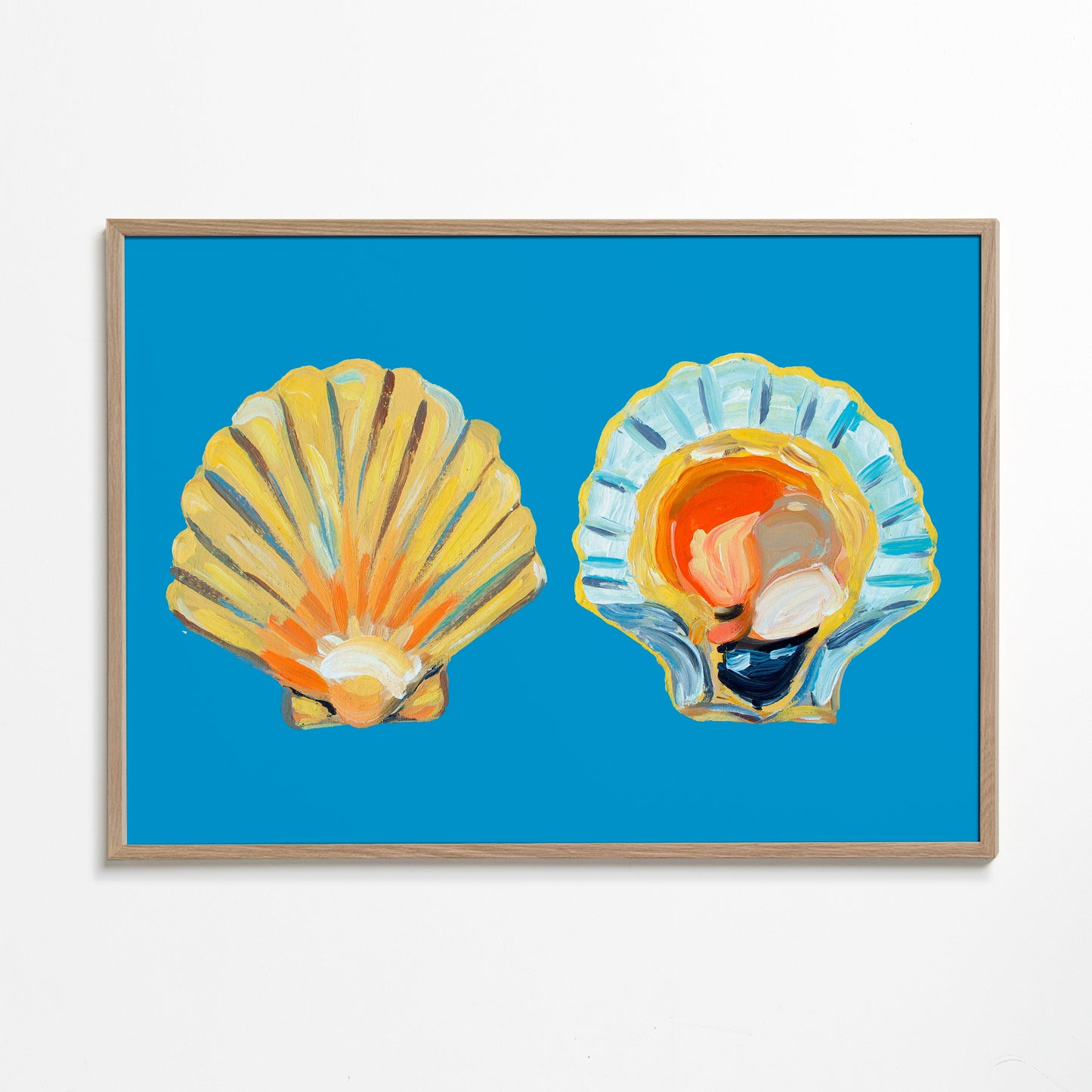 Scallops On Blue - Alice Straker