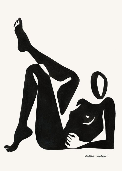 Black figure #8 - Unframed art print